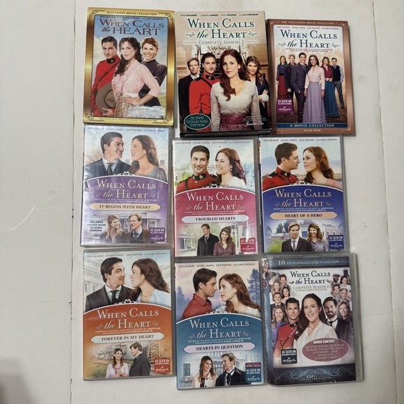 When Calls the Heart Seasons 12348 TV Series DVD Lot Hallmark Series